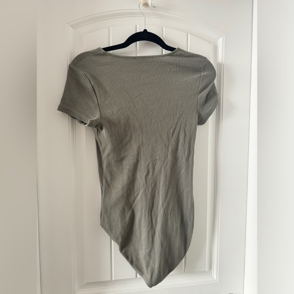 Army green bodysuit never worn Front zip up - Picture 2 of 2